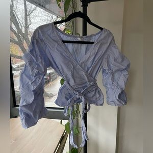 Club monaco wrapped top